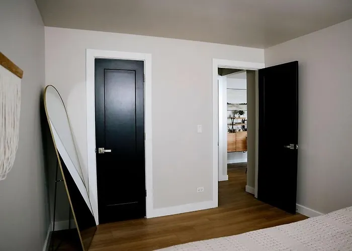 Modern 1br W/ Workspace Near O'hare Apartamento Chicago